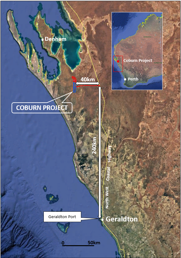 Figure 1 Coburn Project Location Map