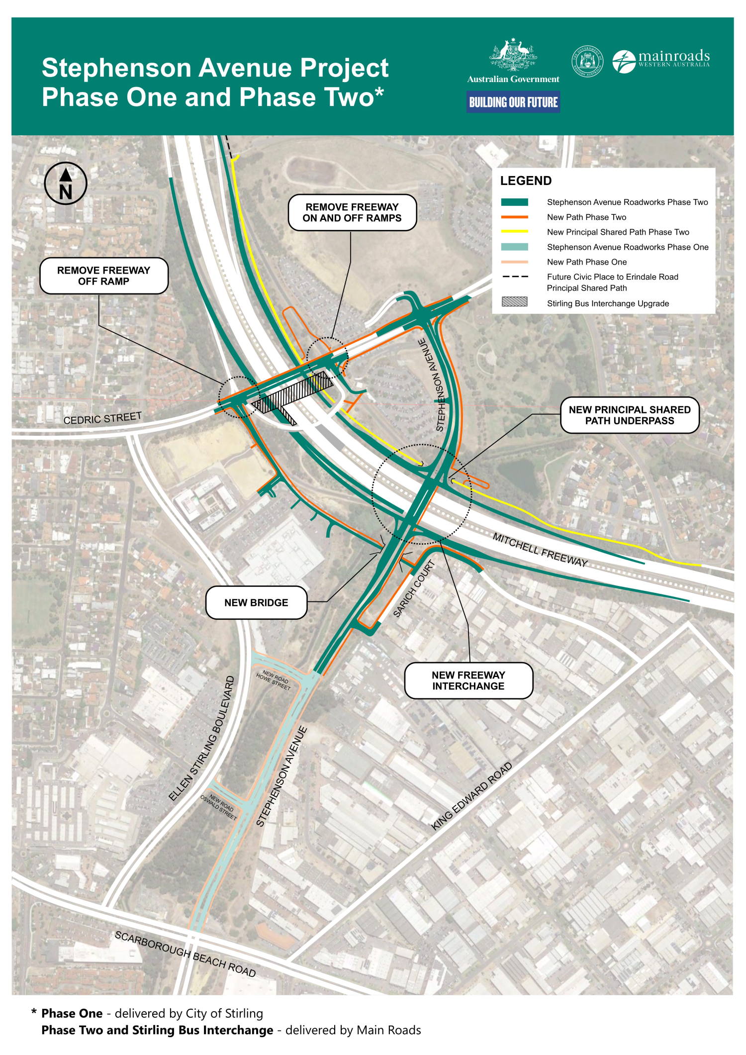 stephenson-avenue-extension-map