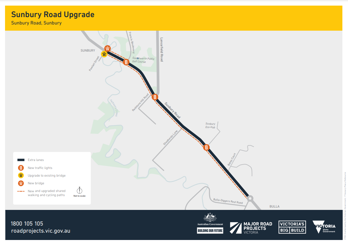 sunbury-road-upgrade-map