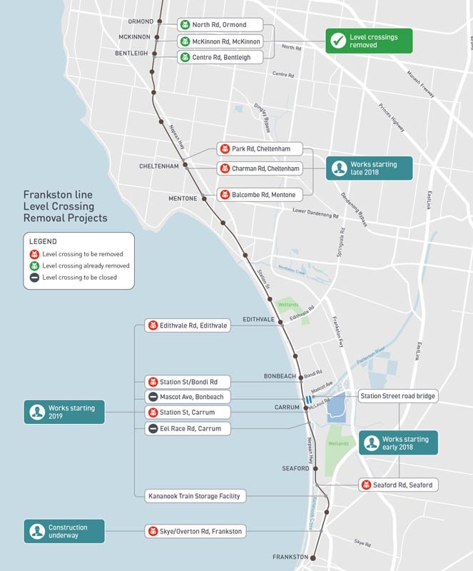 Work Begins On 5m Level Crossing Removal Project In Vic Work Begins On 5m Level Crossing Removal Project In Vic