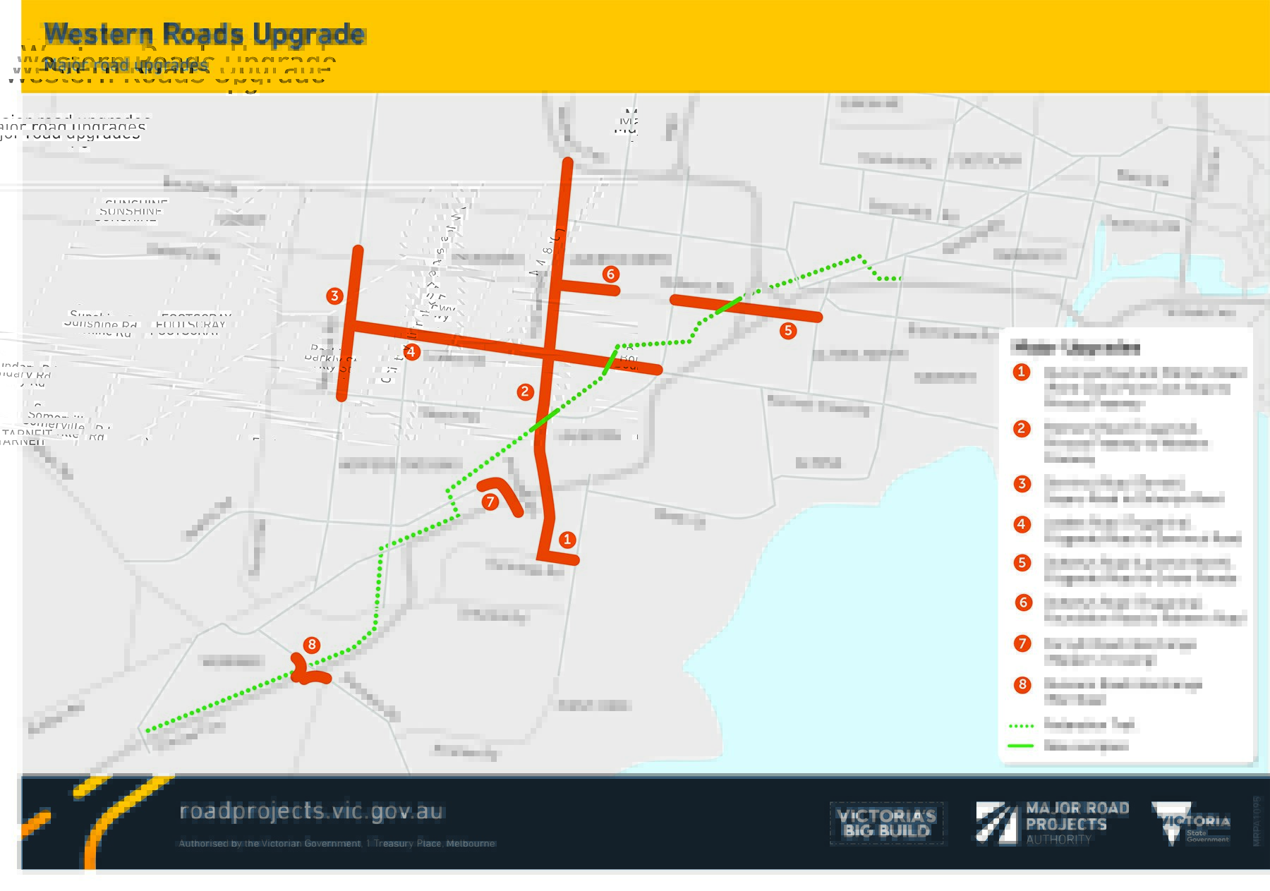 MRPA_SRU_Western_Roads_Upgrade_overview_map