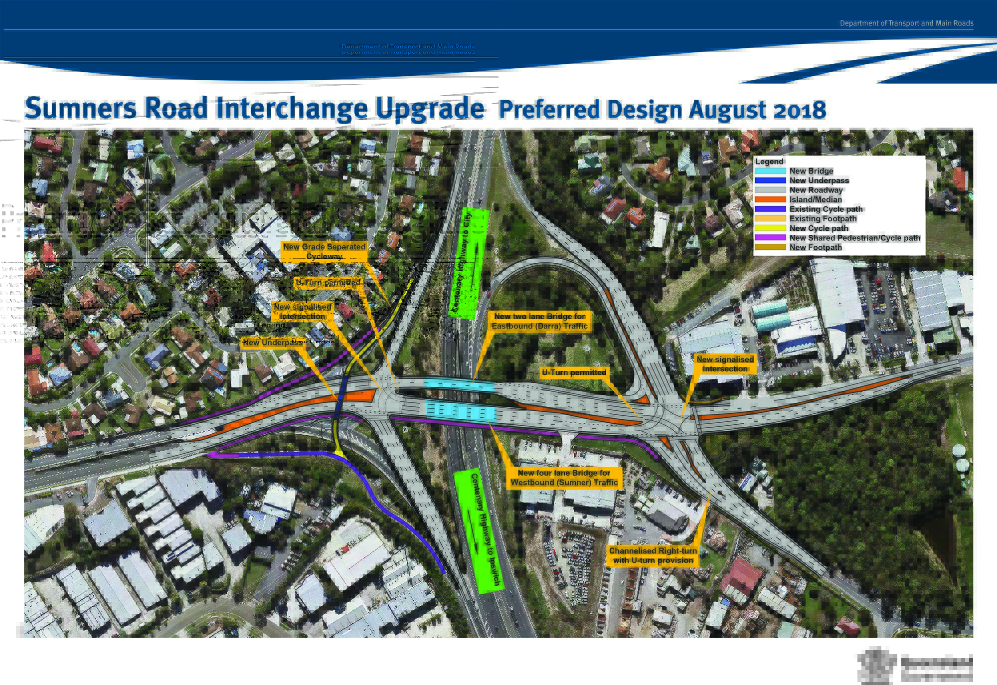 Sumners-Road-Interchange-Upgrade-map