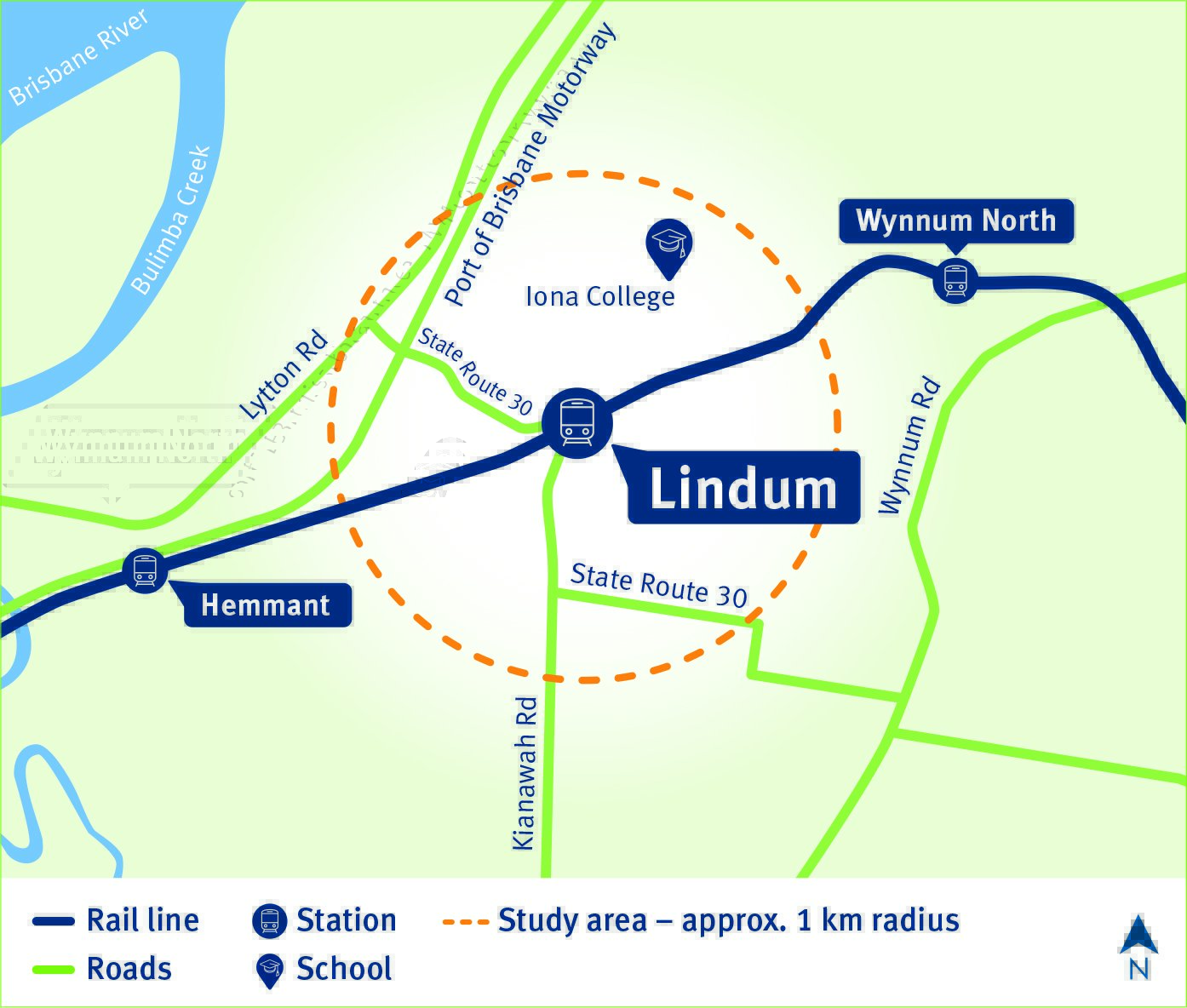 lindum-station-precinct-map