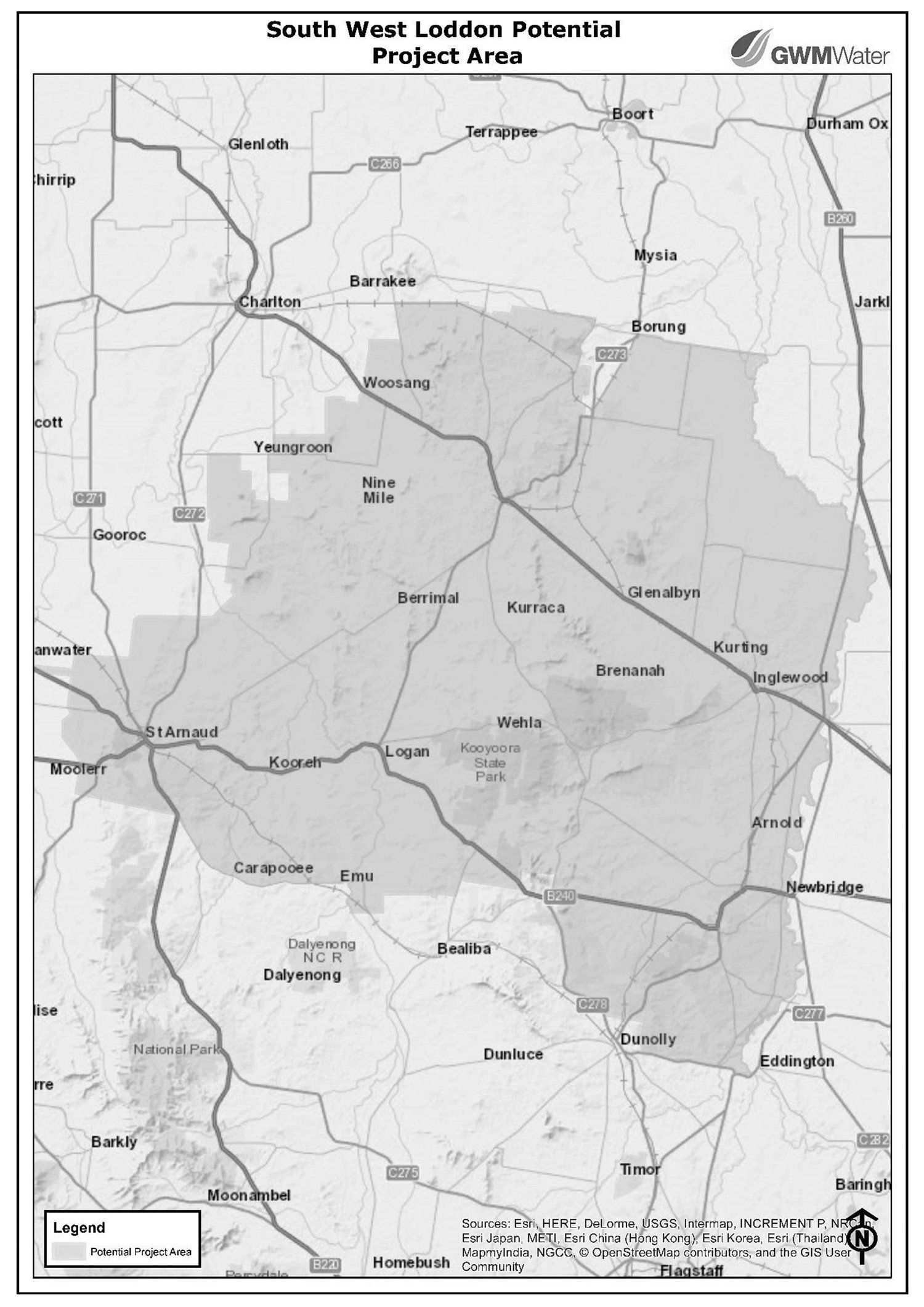 south-west-loddon-pipeline-map