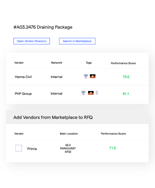 Modular Solutions Vendor Marketplace