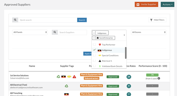 felix vendor management