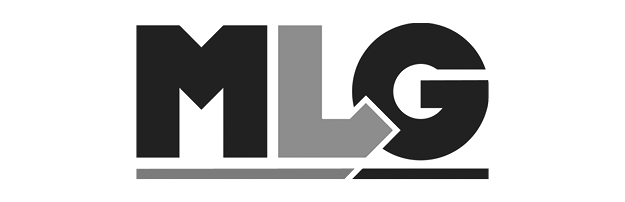 mlg logo greyscale