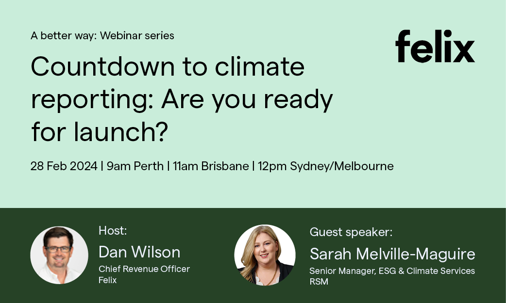 Countdown to climate reporting- Are you ready for launch? live