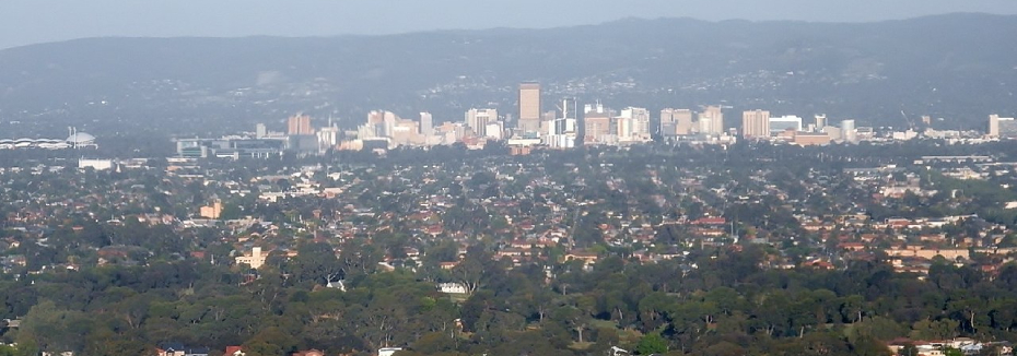 Adelaide skyline (cr: Wikipedia)
