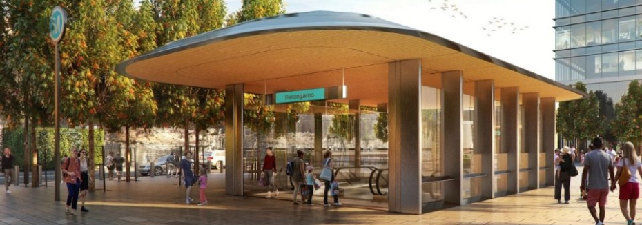 Station entrance (cr: Sydney Metro)