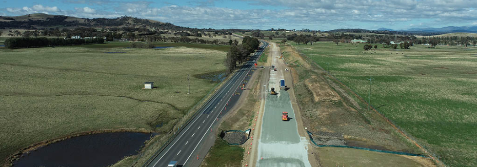 Barton Highway works (cr: Transport for NSW)