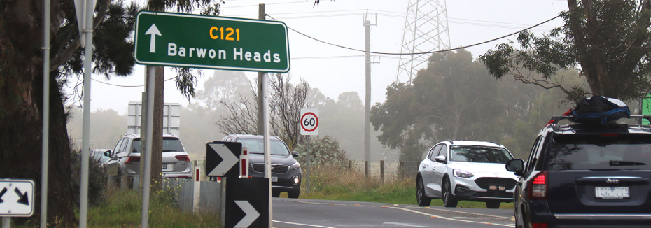 Barwon Heads Road (cr: Major Road Projects Victoria)