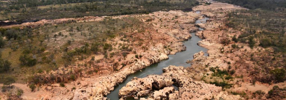 Proposed location of Big Rocks Weir (cr: North Queensland Register)