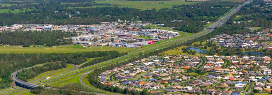 Bruce Highway upgrade in the Sunshine Coast (cr: DTMR)