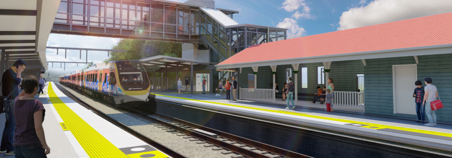 Bundamba station upgrade (cr: Queensland Rail)