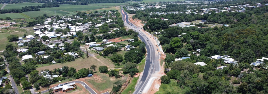 Harley Street on Cairns Western Arterial Road (cr: Department of Transport and Main Roads)
