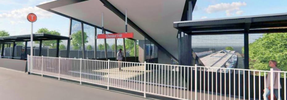 Chester Hill Station upgrade (cr: Transport for NSW)