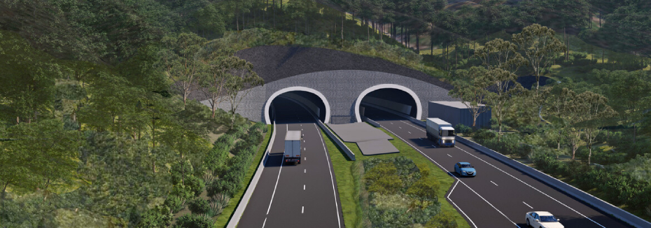 Coffs Harbour bypass tunnels (cr: Pacific Highway Upgrade)