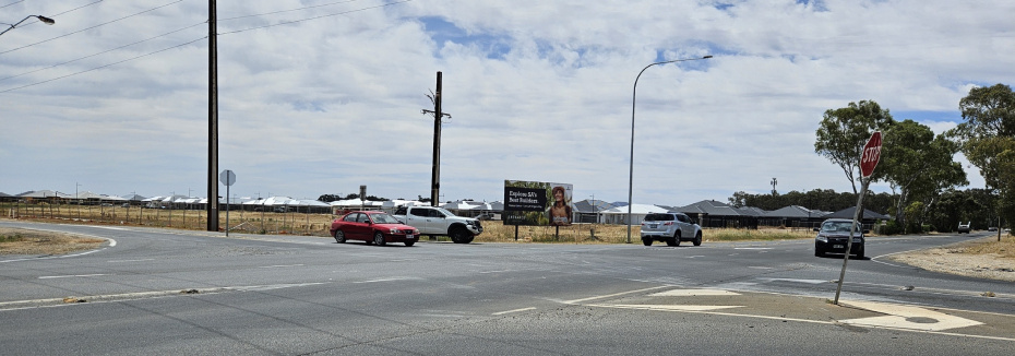 Curtis Road and Heaslip Road intersection (cr: Royal Automobile Association of South Australia)
