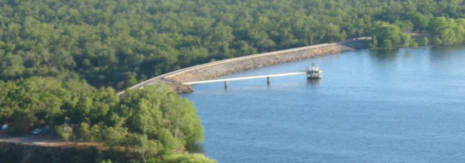 Darwin River Dam (cr: Wikipedia)