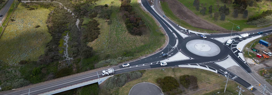 Donnybrook Road roundabout (cr: Victoria's Big Build)