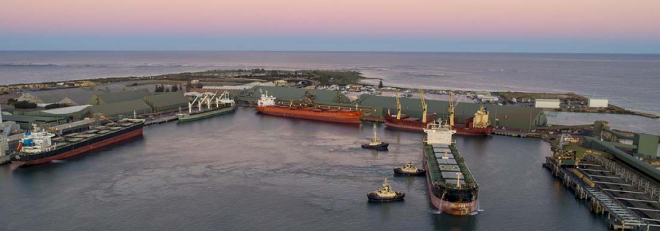 Geraldton Port harbour (cr: Mid West Ports)