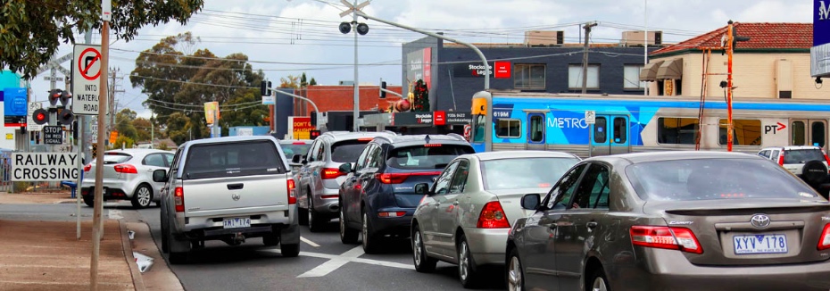 Glenroy Road level crossing (cr: Level Crossing Removal Project)