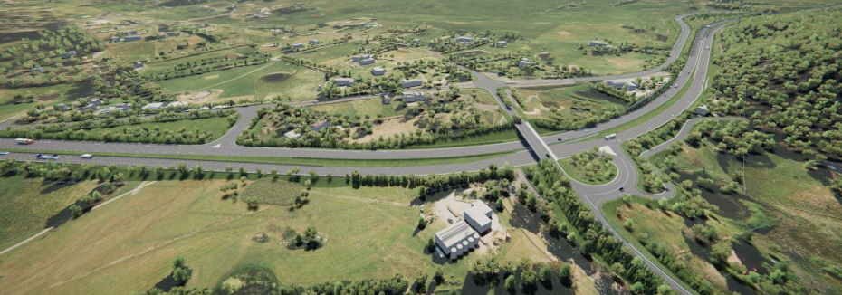 Cox River Road interchange (cr: NSW Government)