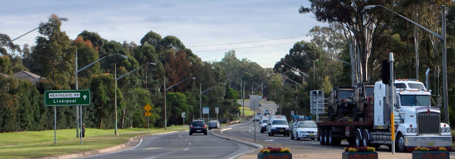 Heathcote Road (cr: Transport for NSW)