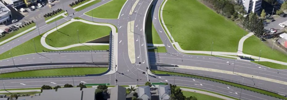 Indooroopilly Roundabout Upgrade (cr: Georgiou Group)