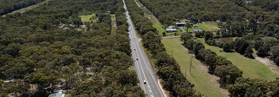 Jervis Bay Road to Hawken Road upgrade (cr: Transport for NSW)