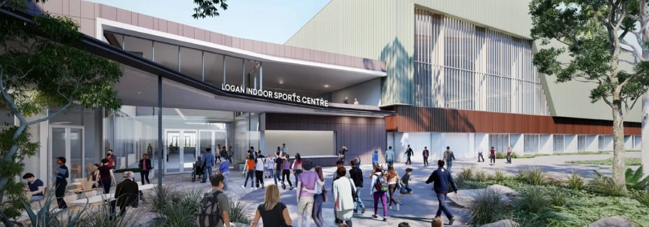 Logan Indoor Sports Centre (cr: Queensland Government)
