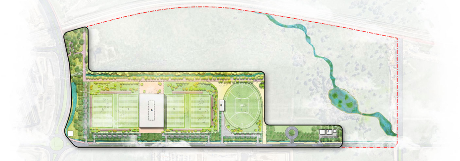 Malaga Sports Precinct (cr: Government of Western Australia)