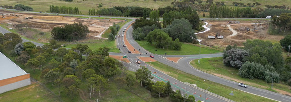 Monaro Highway (cr: ACT Government)