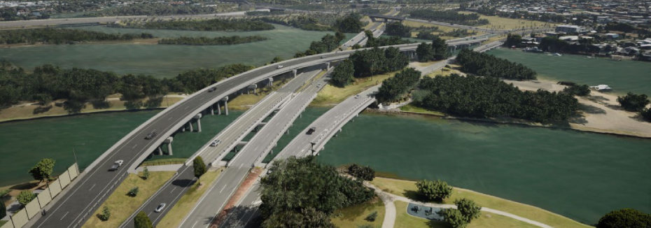 Mooloolah River Interchange Upgrade (cr: QLD Department of Transport and Main Roads Instagram)
