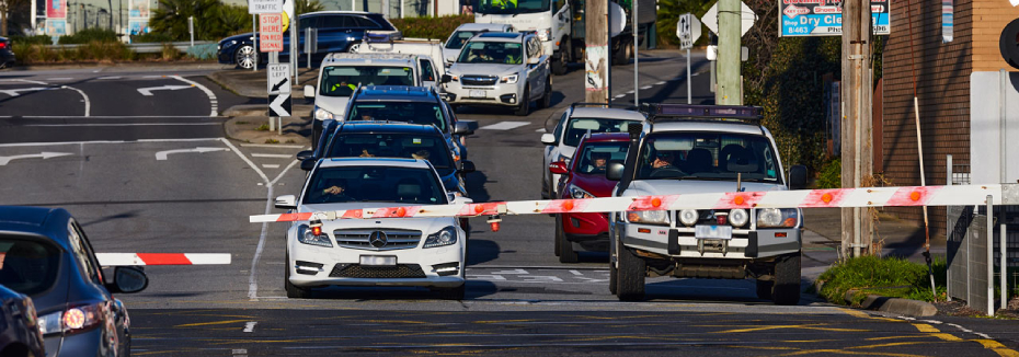 McDonald Street level crossing (cr: Victoria's Big Build)