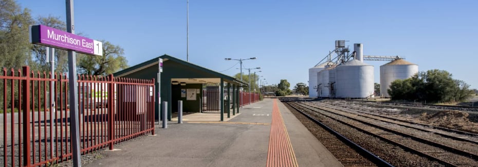 Murchison East Station (cr: Victoria's Big Build)