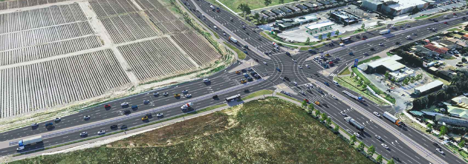 Narre Warren-Cranbourne Road (cr: Victoria's Big Build)