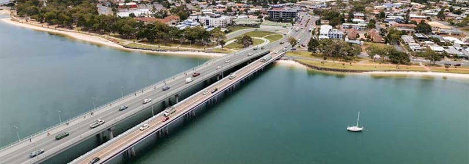 New Bribie Island Bridge (cr: QLD Department of Transport and Main Roads)