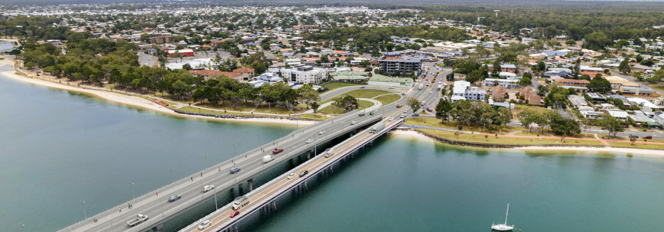 Concept design of new Bribie Island Bridge (cr: Queensland Government)