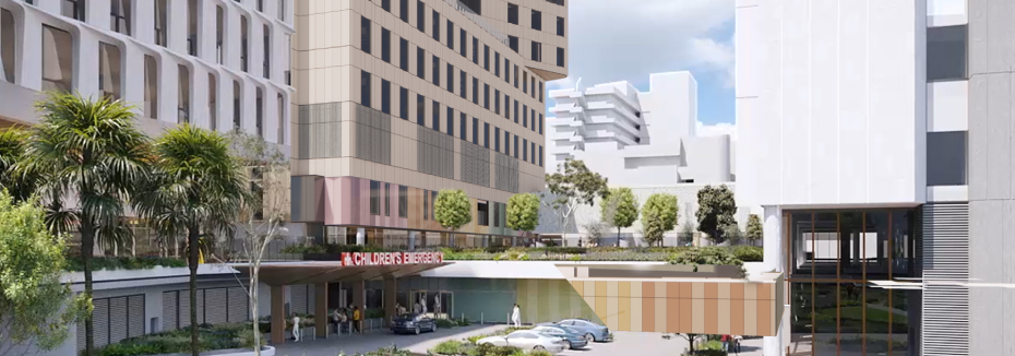New children's hospital and cancer centre (cr: Randwick Campus Redevelopment)