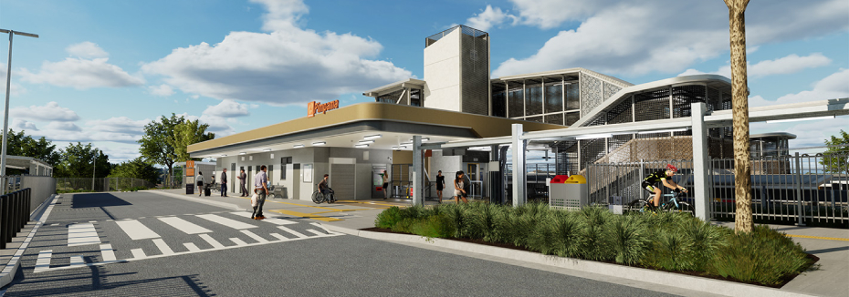 New Pimpama Station (cr: Cross River Rail)