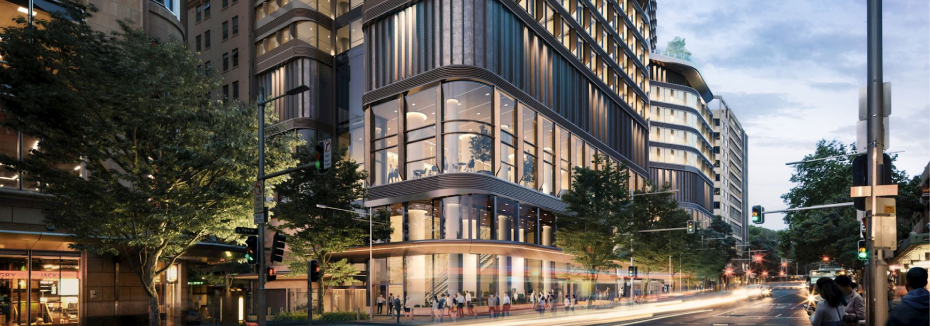 Artist impression of Parkline Place facade (cr: Parkline Place)