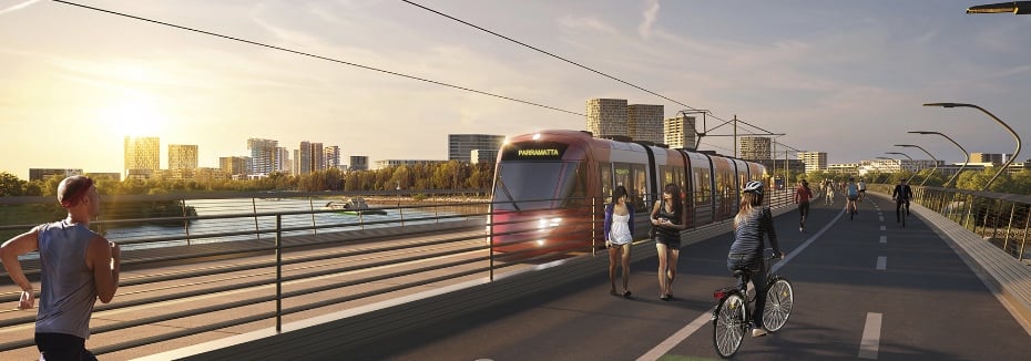 Parramatta Light Rail (cr: NSW Government)