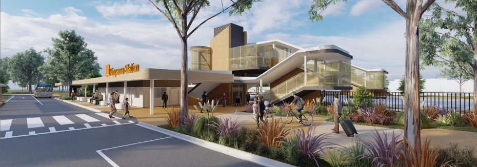 New Pimpama Station (cr: Cross River Rail)