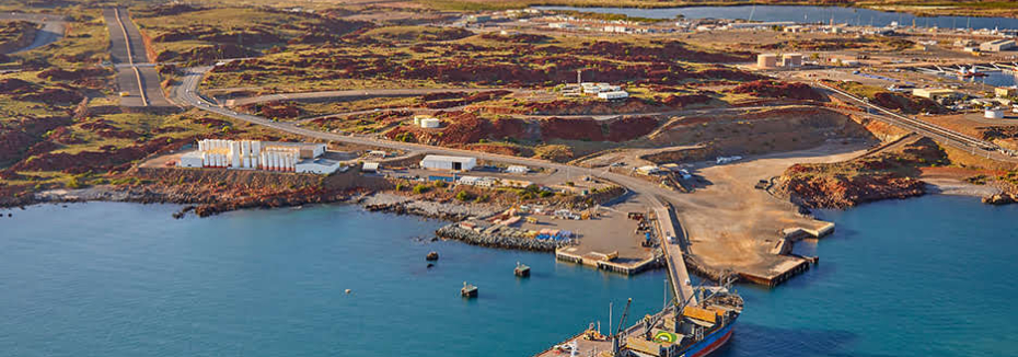 Port of Dampier cargo wharf (cr: Pilbara Ports Authority)