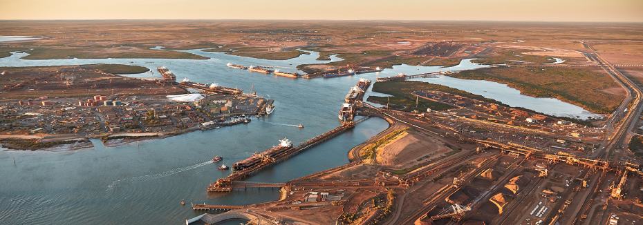 Port of Port Hedland (cr: Pilbara Ports Authority)