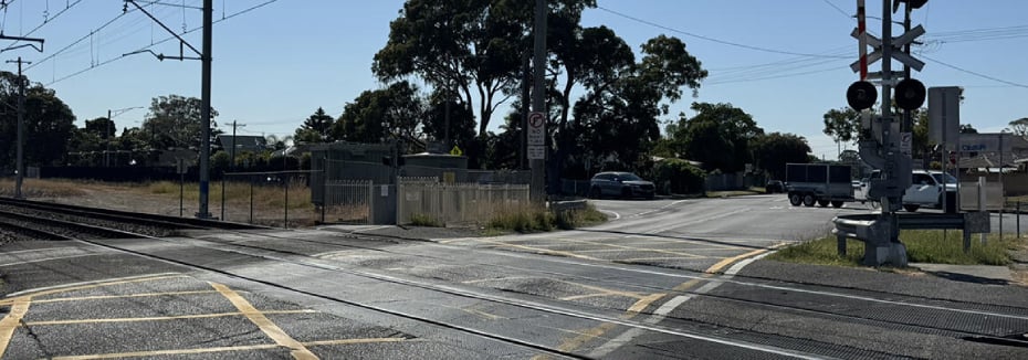 Rawson Road, Railway Street level crossing (cr: Transport for NSW)