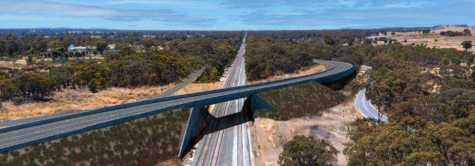 New Seymour-Avenel Road bridge (cr: Inland Rail)