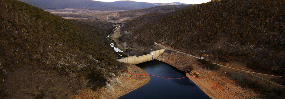 Tantangara Dam (cr: Snowy Hydro)